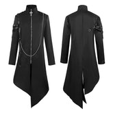 Gothic Medieval Tailcoat for Men - Perfect for Halloween and Cosplay - Coscosmos